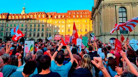 Capitala în care contestatari ai certificatului sanitar s-au bătut cu polițiștii (VIDEO)
