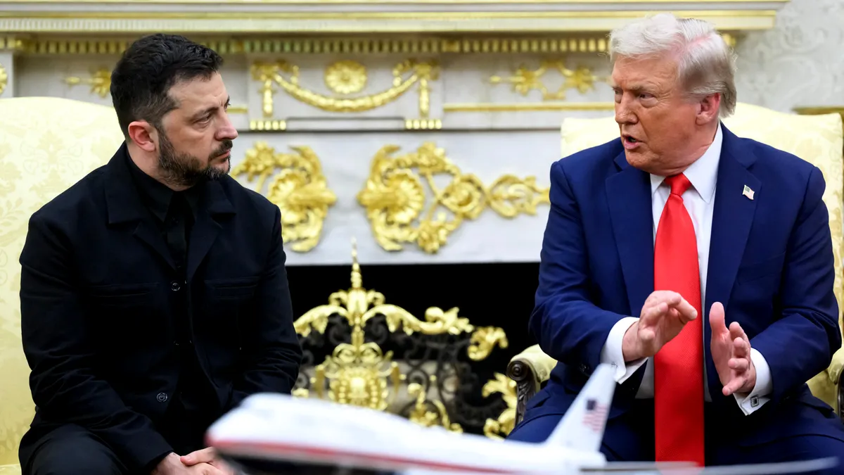 Întâlnirea dintre Trump și Zelenski s-a încheiat la Davos. Liderul SUA spune că discuțiile au fost „bune”