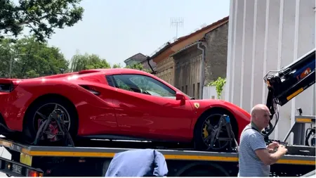 ”Regele traficului de țigări din Arad” a dat-o pe droguri. Săltat de polițiști chiar din Ferrari-ul său