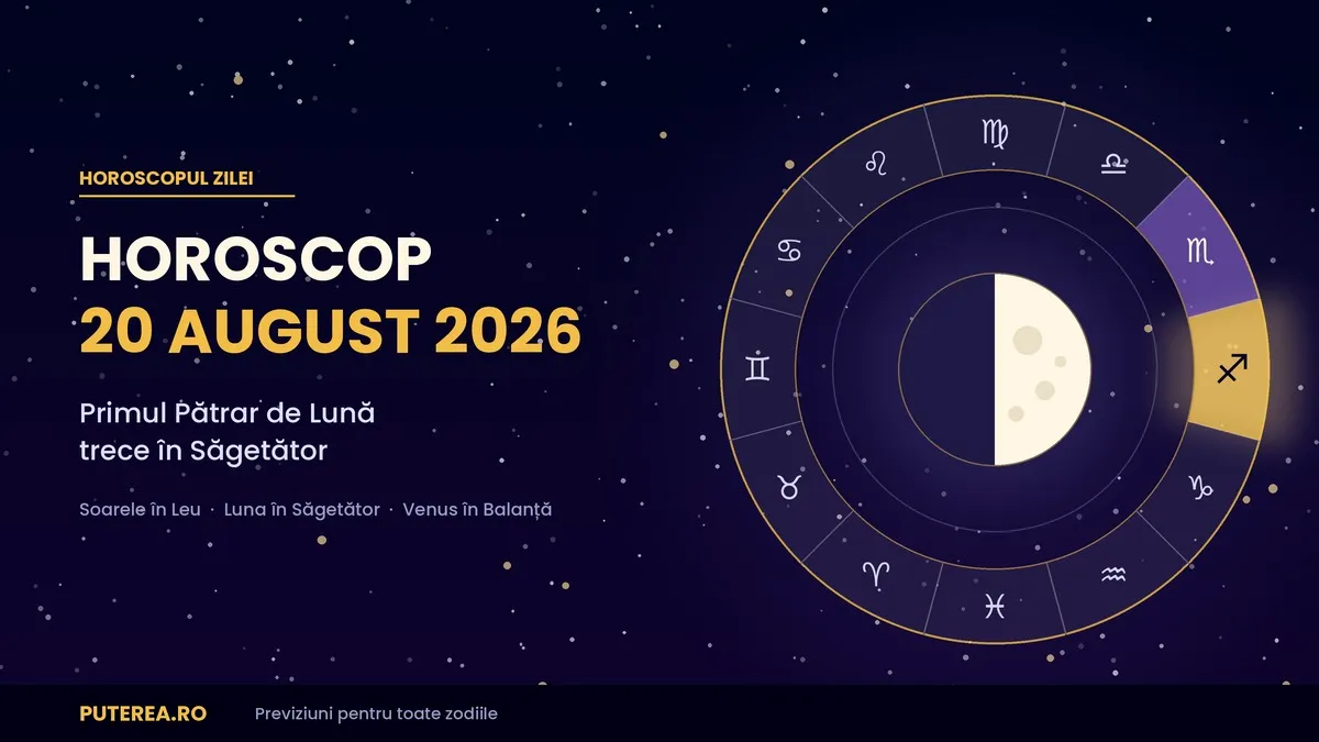 Horoscop 20 august 2026. Două zodii ajung într-o situație limită și trebuie să ia cea mai bună decizie