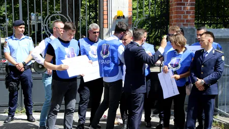 Polițiștii din penitenciare protestează  împotriva măsurilor de austeritate