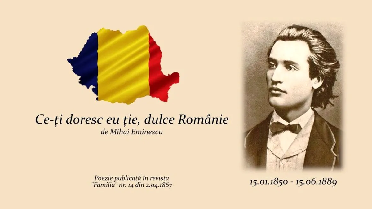 „Ce-ți doresc eu ție, dulce Românie”: Năzuințele adolescentului Mihai Eminescu pentru patria sa iubită