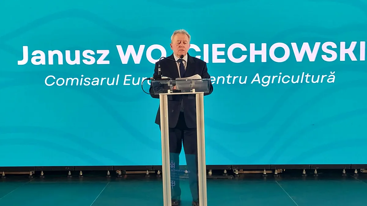 Comisarul pentru Agricultură, la București: „Fermierii trebuie să fie siguri că vor primi banii” (Video)