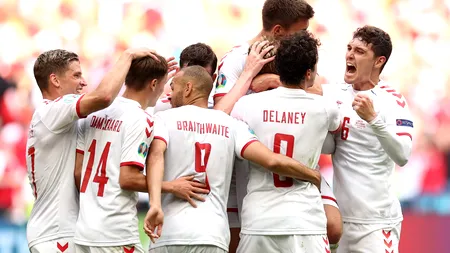 EURO 2020 | Țara Galilor - Danemarca 0-4. Scandinavii sunt primii calificați în sferturile de finală
