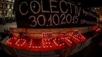 Amendă la lumina lumânărilor: Organizatorul marșului Colectiv, sancționat de Jandarmerie pentru „depășirea orei de comemorare”