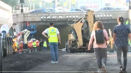 Pasajul Unirii va fi blocat din nou! Se repară sistemul de evacuare a apei