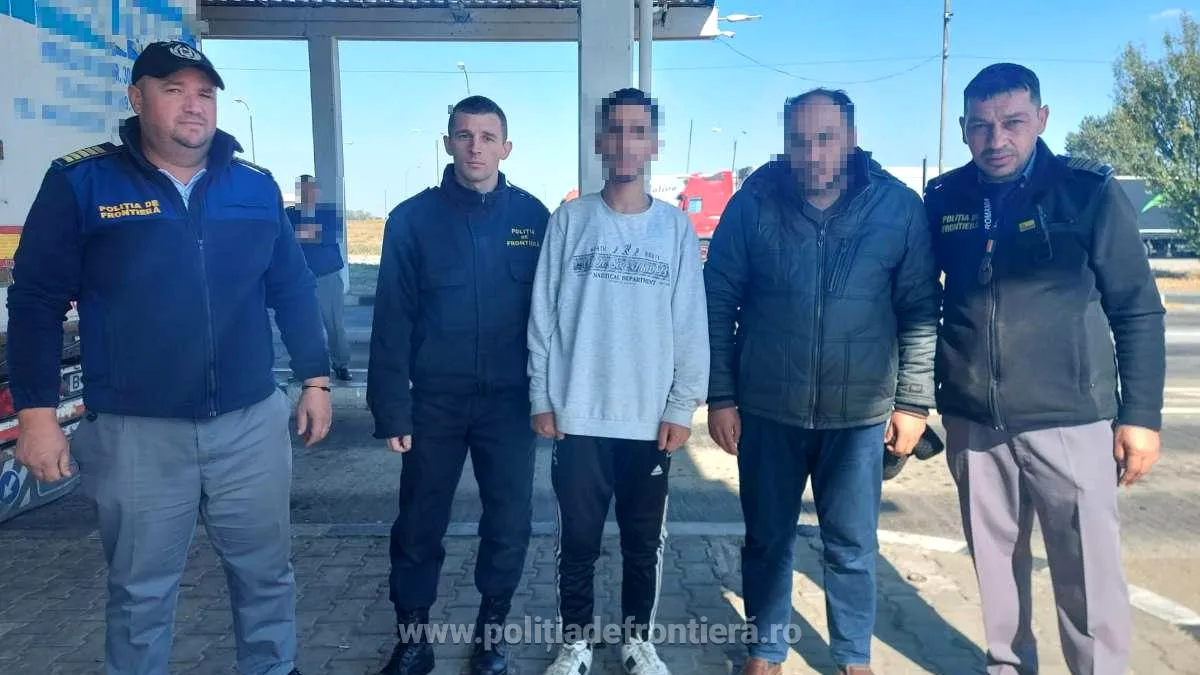 Sirieni ascunși în saci de plastic, prinși la Vama Giurgiu. Cei doi încercau să ajungă în Olanda