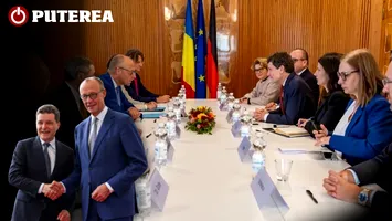 Nicușor Dan, întâlnire cu cancelarul Germaniei. Securitatea flancului estic al NATO, pe masa discuțiilor