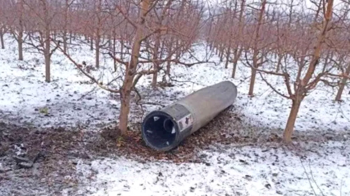 O rachetă a căzut într-un sat din Republica Moldova, la granița cu Ucraina