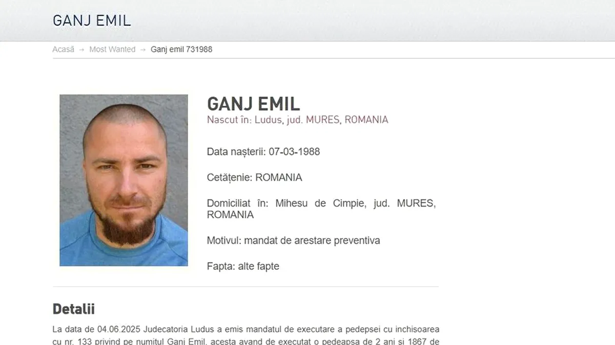 Căutările pentru Emil Gânj, suspect de crimă, deturnate de un apel fals la 112