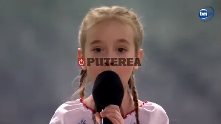 De la concert în buncăr, sub bombardamente, la unul pe stadion: O fetiță ucraineană de 7 face senzație la unconcert caritabil din Polonia (video)