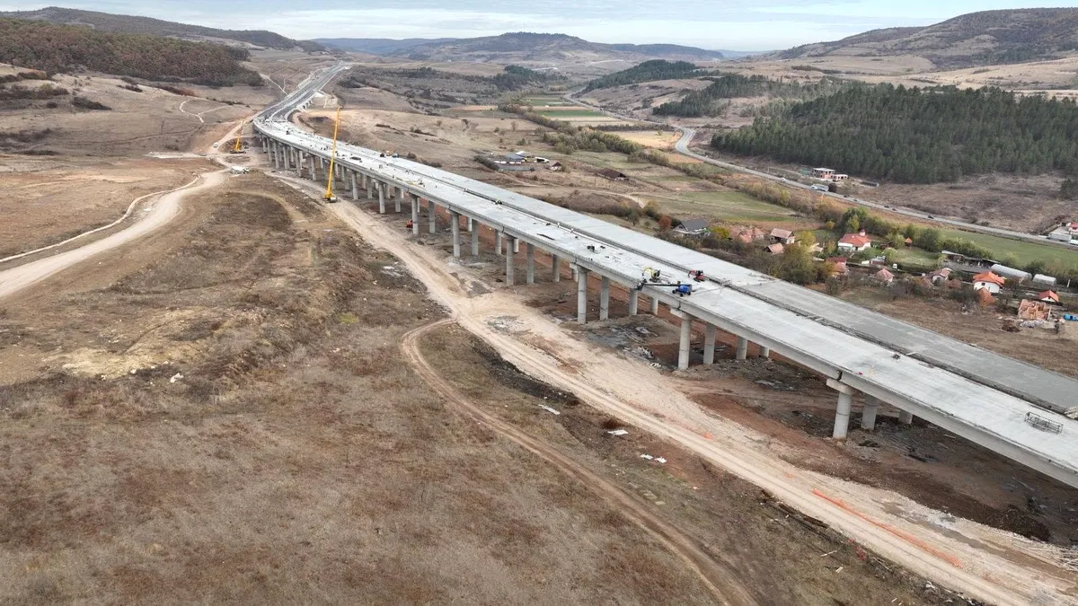 Autostrada Transilvania ar putea avea 155 km continui până la finalul anului. Ce mai lipsește pe șantiere