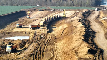 Au început lucrările la podul peste lacul Cernica, de pe A0 Nord. UMB și-a pus flota în mișcare (VIDEO)