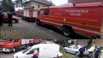 Panicã într-un bloc din Târgu Mureş: miros puternic de gaz, intervenţie de urgenţă