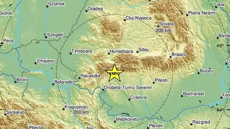 Cutremur de 5,2 în Gorj! S-a simțit și în Bulgaria și Serbia
