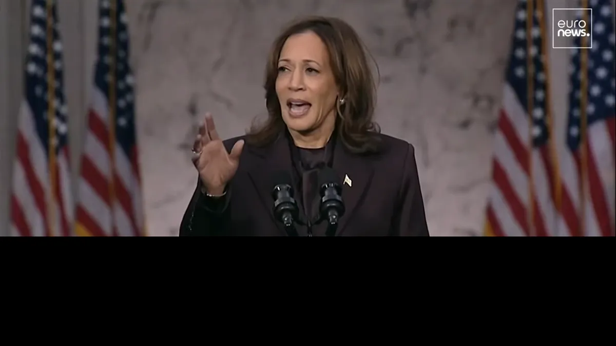Kamala Harris, primul discurs după alegeri: „Înfrângerea nu înseamnă capitulare. Lupta pentru idealurile Americii continuă”