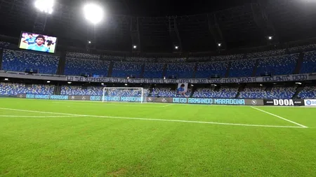 Stadionul din Napoli a fost botezat Diego Armando Maradona