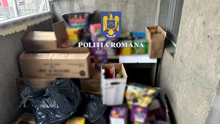 Percheziții în Olt. Captură de 550 de kilograme de articole pirotehnice
