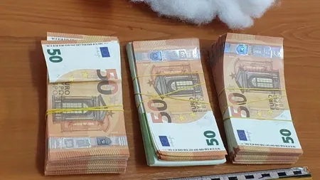 VIDEO. Gălățean arestat la cererea DIICOT pentru „plasarea” a zeci de mii de euro, în bancnote false de 50 și 100 euro
