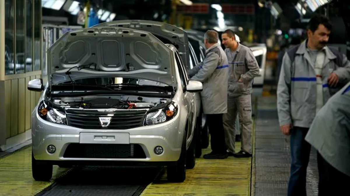 Producţia de autoturisme din România a crescut cu 12% în luna februarie