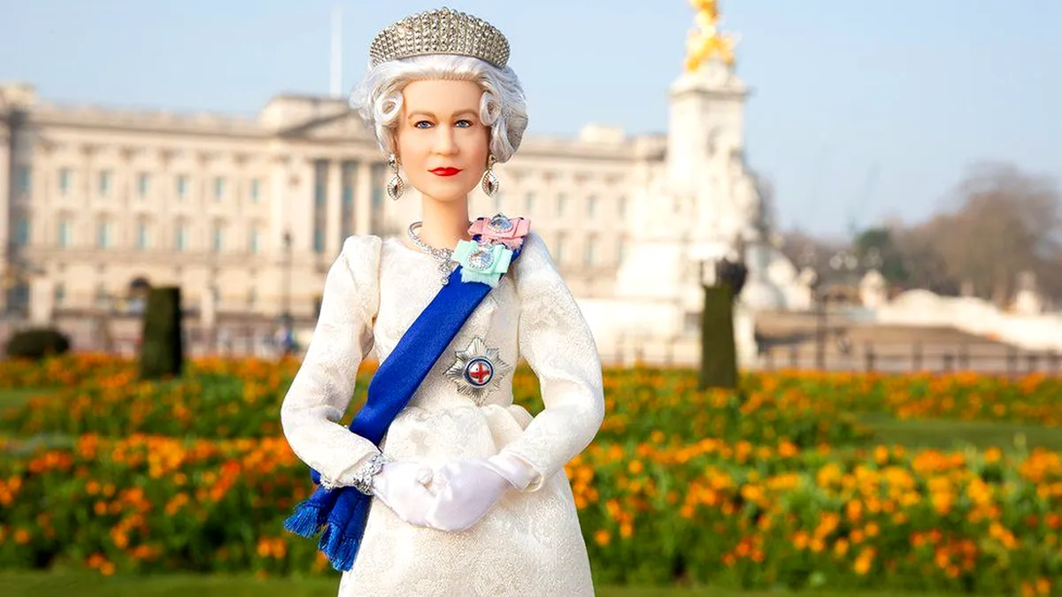 Jubileul de Platină: Păpuşă Barbie cu chipul Reginei Elisabeta