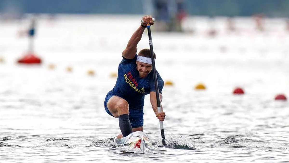 Aur european pentru Cătălin Chirilă la Racice: Românul își apără titlul la canoe 1.000 metri
