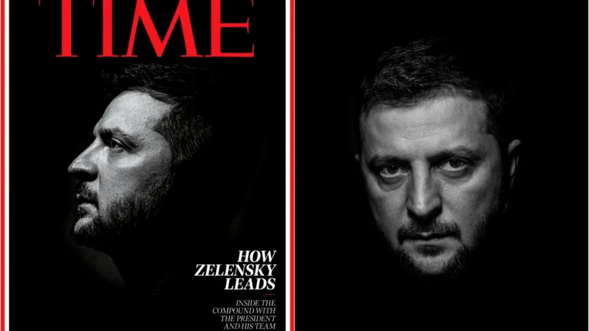 Zelenski: „Am îmbătrânit...”. Interviu cu președintele Ucrainei, în TIME
