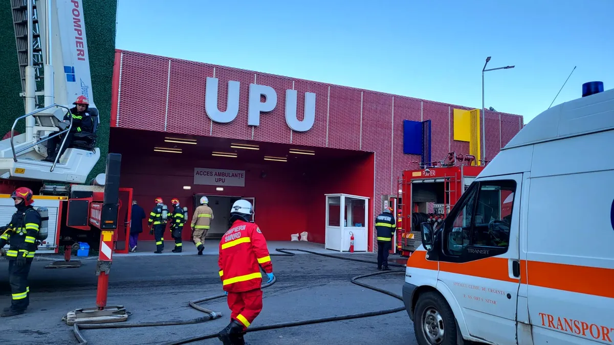 Incendiu la Spitalul „Bagdasar Arseni” din Capitală