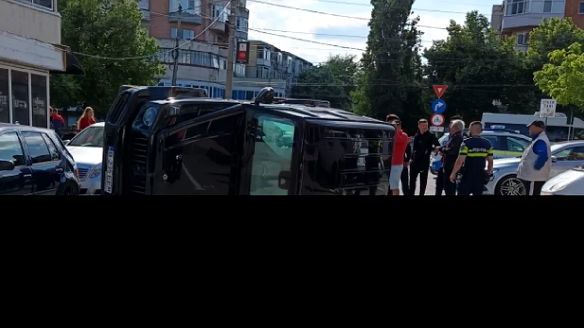 Soțul vicepreședintei Curții de Apel, implicat într-un accident: Mașina se răstoarnă, test pozitiv la droguri