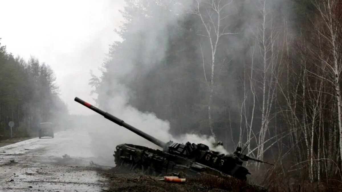 Ucraina: Rusia a pierdut până acum peste 1.000 de tancuri și 350 de avioane de luptă și elicoptere
