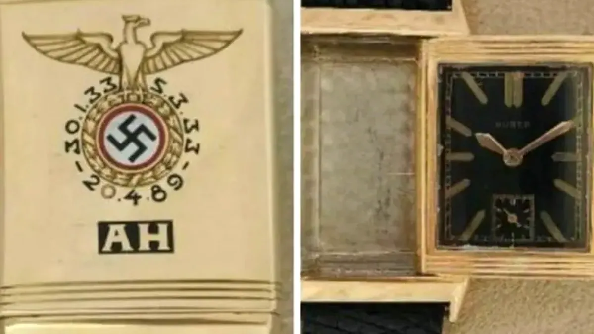 Ceasul care e posibil să fi fost al lui Hitler s-a vândut la licitație cu mai bine de un milion de euro