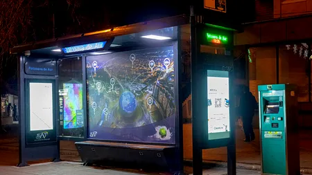 La Galați, prima stație de autobuz „smart”, cu sisteme de monitorizare și recunoaștere facială