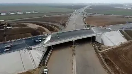 Se deschide pasajul peste Autostrada Bucureștiului! Momentan, se va circula pe o singură bandă pe sens