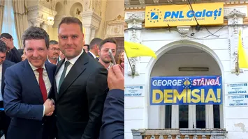 Fostul lider al PNL Galați, un personaj extrem de controversat, se laudă cu selfie-urile cu președintele Nicușor Dan