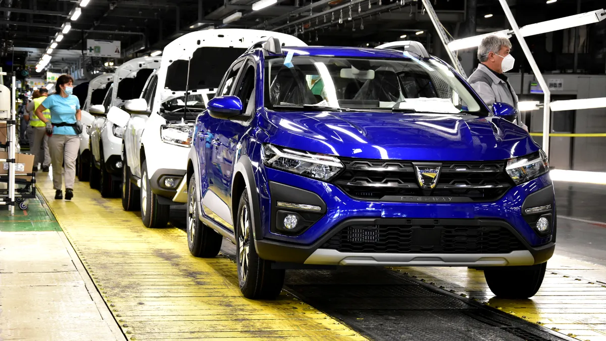 Dacia vinde în România doar 8% dintre automobilele pe care le produce