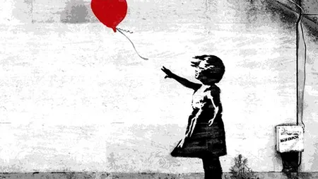 Nouă lucrări semnate Banksy, în licitaţie la Bucureşti