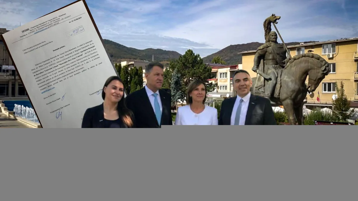 INCREDIBIL. O prietenă a familiei Iohannis vrea să mute statuia lui Decebal din centrul Devei
