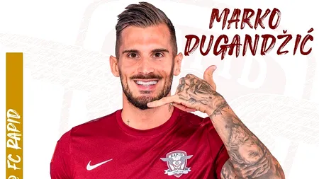 Rapid l-a transferat pe atacantul croat Marko Dugandzic, de la CFR Cluj: 