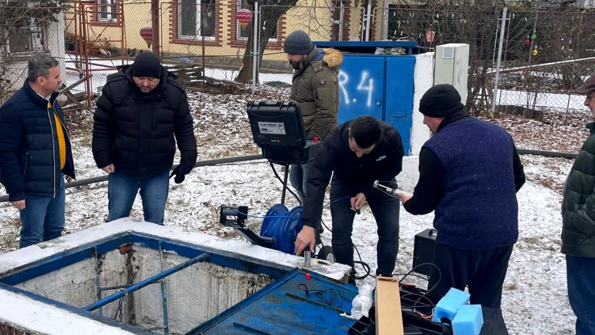 Apă Canal Ilfov intervine după surparea forajului din Ghermănești