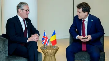 Nicuşor Dan, întâlnire cu premierul Marii Britanii şi alţi lideri, la Summitul NATO