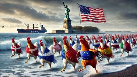 Cine salvează omleta americană: America plătește azi 50 de lei pe 12 ouă!