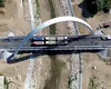 Podul-record din România a trecut testul: șase camioane au „pus la încercare” structura impresionantă. Când se deschide
