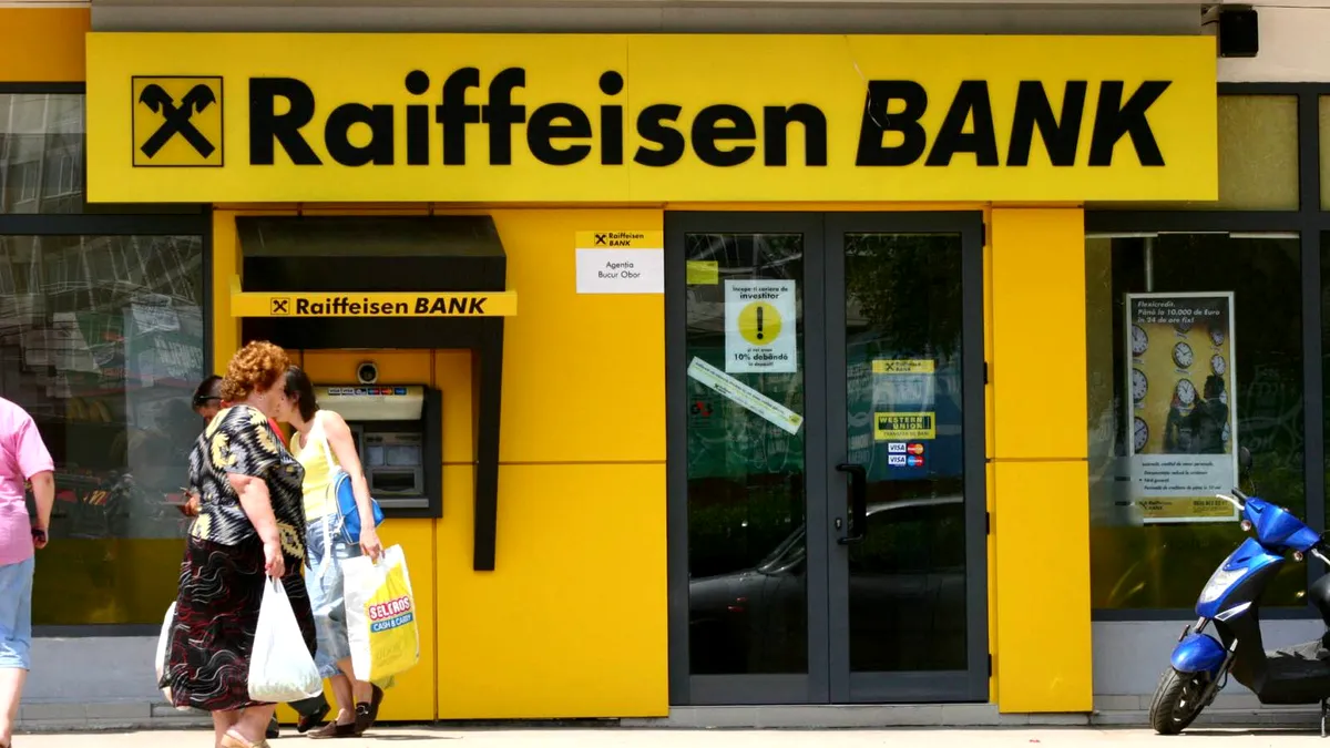 Acțiunile Raiffeisen Bank, în cădere liberă pe Bursă