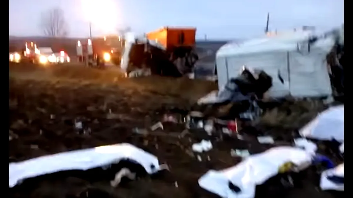 Accident grav în județul Iași. Șapte persoane decedate și alte trei în stare gravă