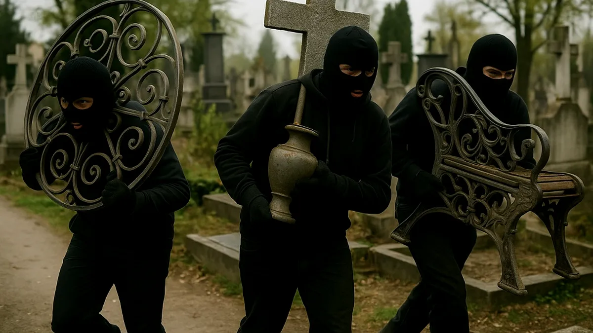 Noua industrie grea a Diasporei: „metalurgia de cimitir” provoacă o pagubă colosală