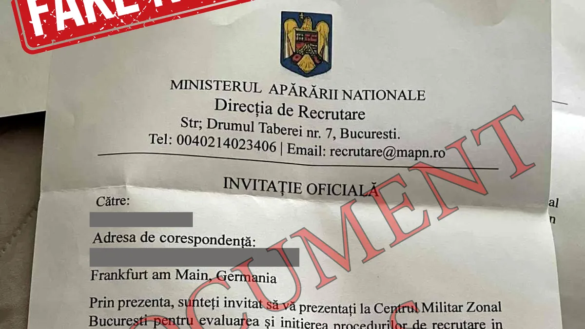 Sperietură în diaspora. Un document fals cheamă bărbații la recrutare