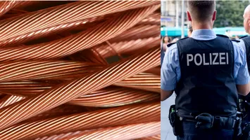 Poliția germană a arestat șase români care au furat 80 km de cablu de cupru