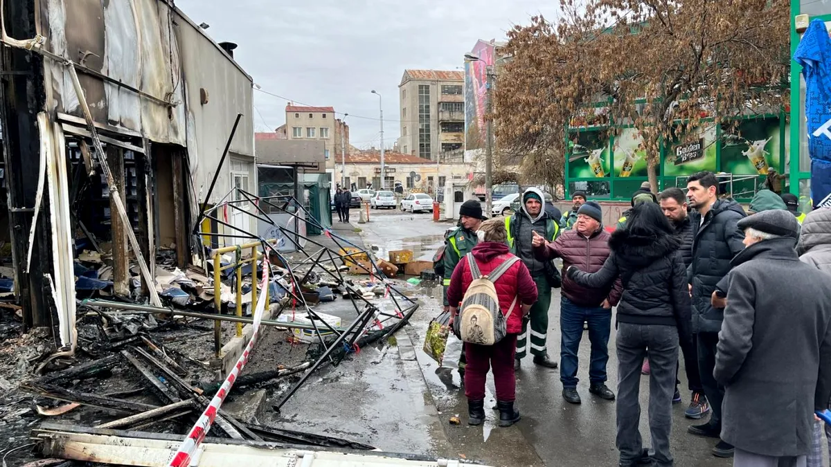 Primarul George Tuță, măsuri de urgență după incendiul din Piața Matache