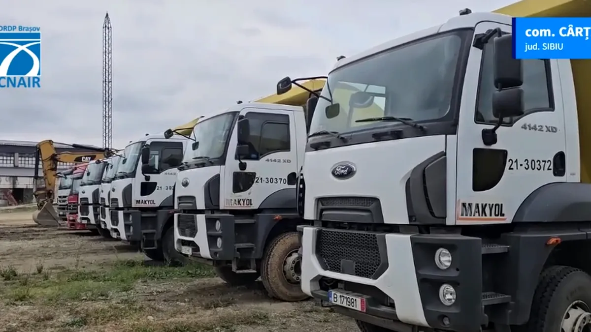 Start lucrări! Makyol și-a trimis utilajele pe un nou tronson de autostradă (VIDEO)