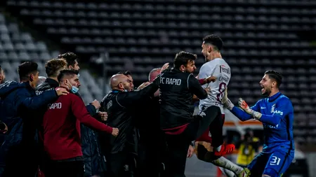 Dinamo - Rapid 1-1, în Liga 1. Carnat a egalat în prelungiri (Video)